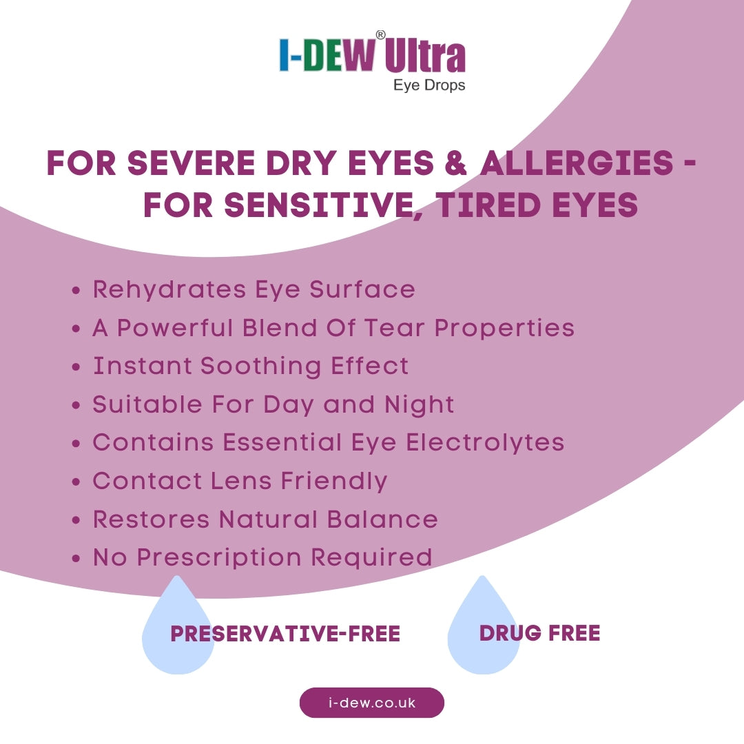 I-DEW Ultra Eye Drops (Eye Allergies & Severe Dryness)